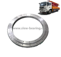 China Slewing Bearing Double Row Concrete Mixing Pump Machine Used Turntable Ring