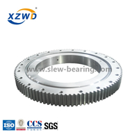 Single Row Ball Turntable Slewing Ring Bearing with External Gear