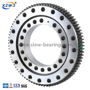 Small Single Row Ball Slewing Ring Bearing with External Gear