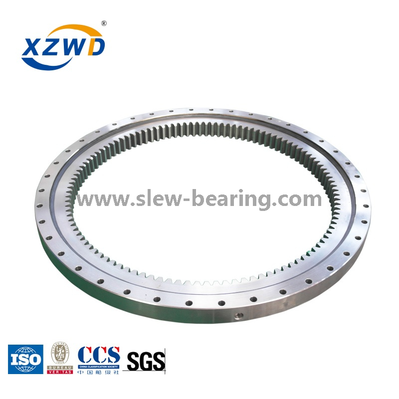 Internal gear Light turntable slewing ring bearing used in small aerial ...
