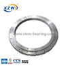 Four-point Contact Ball Bearing Turntable with Deformable Rings for Crane