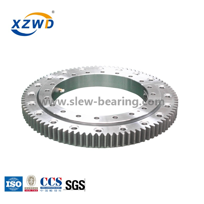 CCS Certificated Ball Bearing Turntables And Slewing Rings with External Gear for Harbour Machinery 