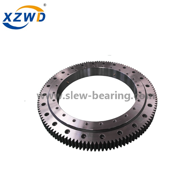 Optimized Design Selection of Slewing Bearing Large Diameter Light Weight External Gear with Flange