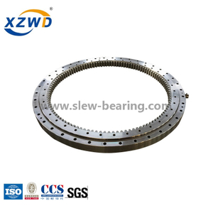 Xuzhou Wanda Slewing Bearing Single Row Four Point Contact Ball Slewing Bearing (Q) Internal Gear 